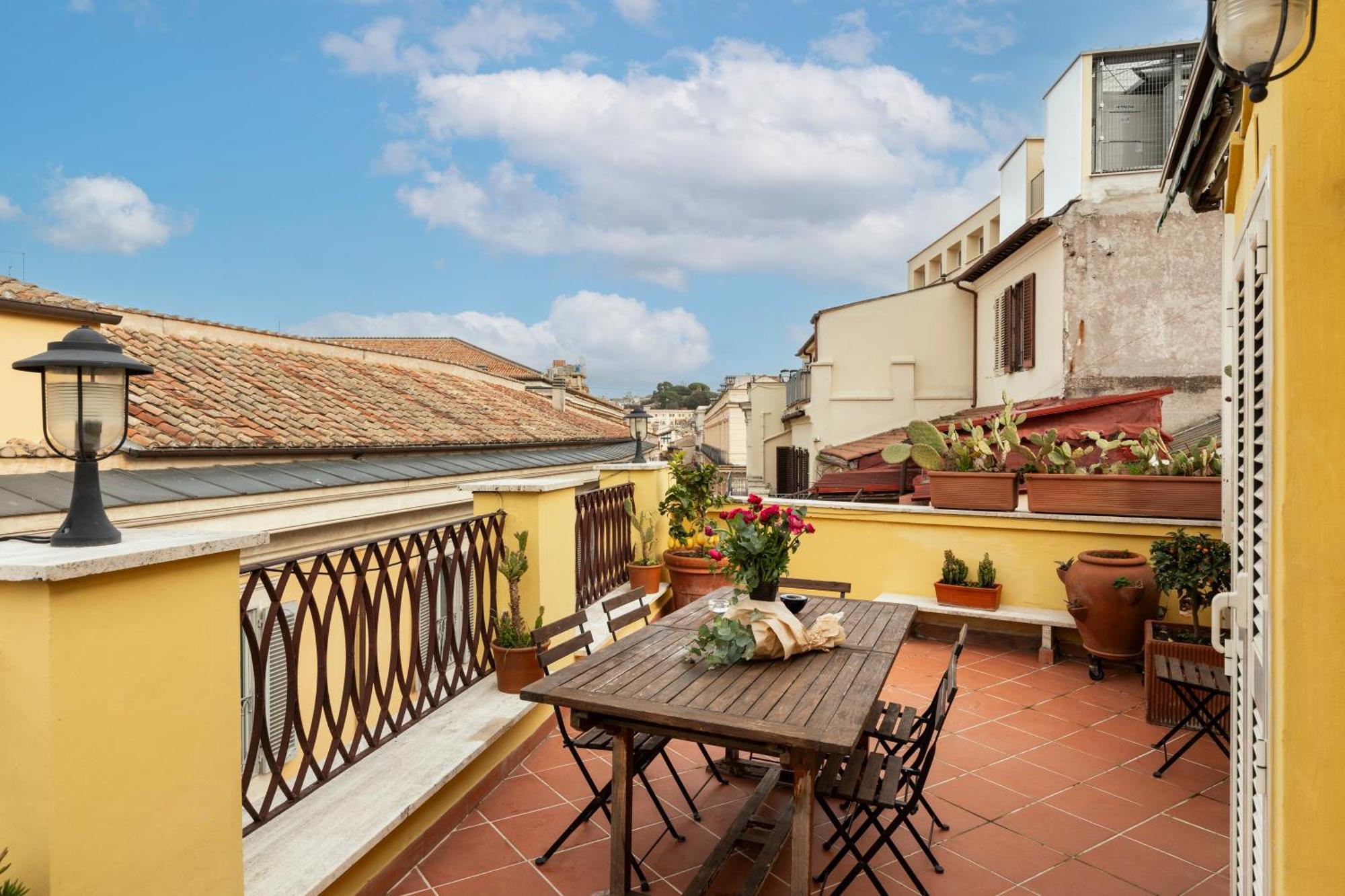 Trevi Charming Penthouse Apartment Rome Exterior photo