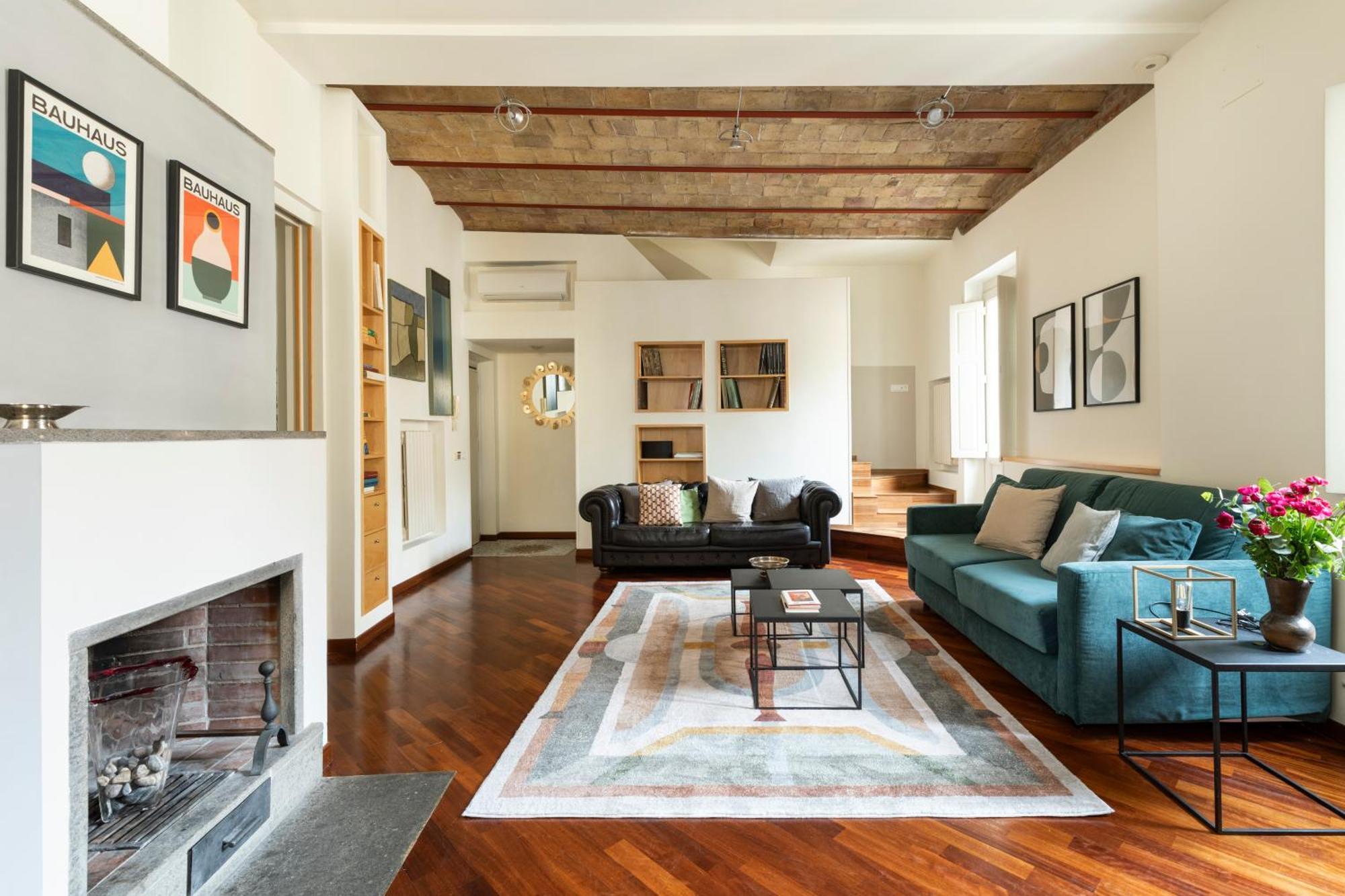 Trevi Charming Penthouse Apartment Rome Exterior photo
